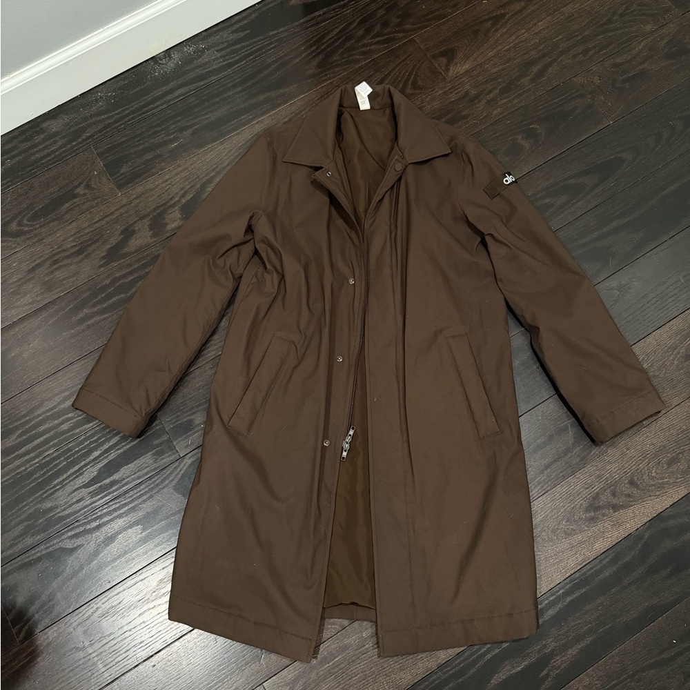 ALO Yoga Brown Pea Coat